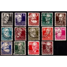 1952-58. DDR lot  med berømte tyskere. 